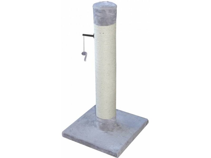 דוו+ מתקן גירוד פוסט אפור 38X38X80