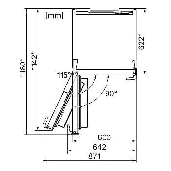 מקפיא 8 מגירות מילה Miele דגם FN28262 נירוסטה