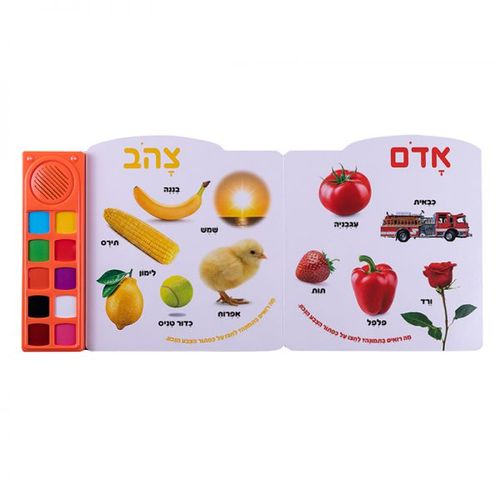 הצבעים הראשונים שלי– ספר אינטראקטיבי