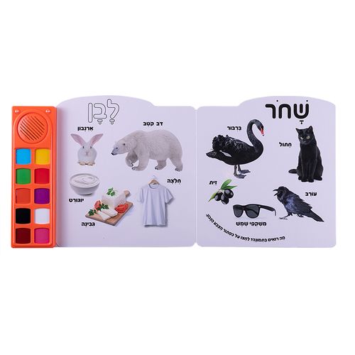 הצבעים הראשונים שלי– ספר אינטראקטיבי