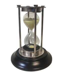 שעון חול כסוף 30 דקות Silver 30 minute Hourglass