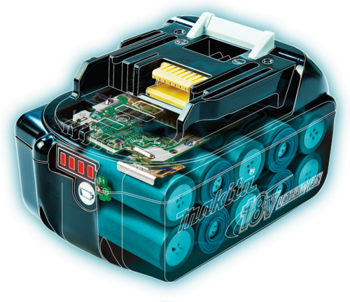 סוללה 18v 5.0Ah ליתיום רשמי MAKITA