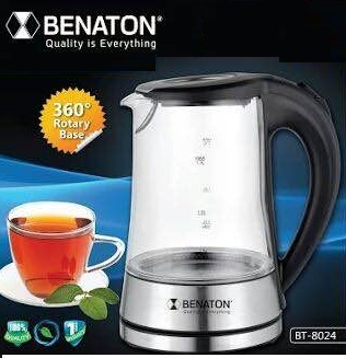 קומקום חשמלי זכוכית BENATON BT8024