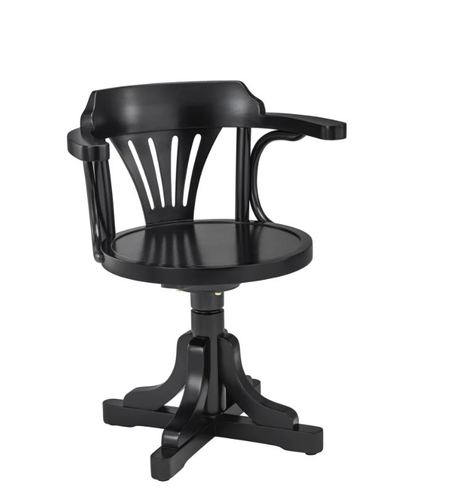 כיסא משרדי שחור Purser's Chair Black
