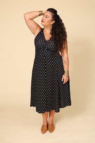 שמלת לולאות plus size