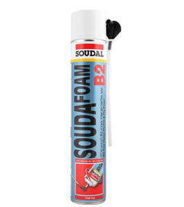 קצף פוליאוריטן עמיד בערה SUDAFOAM B2 מיכל 750 מ”ל - Soudal 