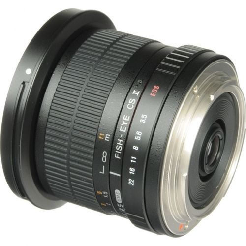 Samyang 8mm f/3.5 fisheye For Canon II DH
