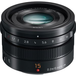 עדשה Panasonic LUMIX G Leica DG SUMMILUX 15mm f/1.7 ASPH