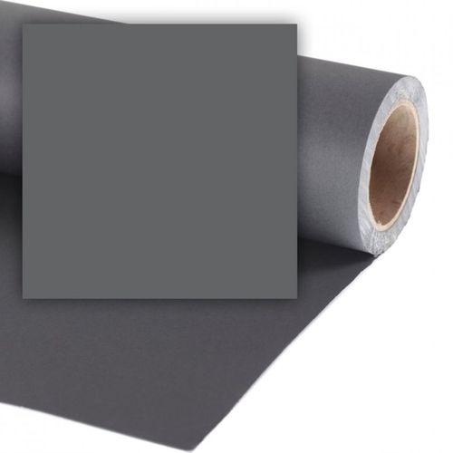 רקע נייר אפור 49 - 2.72X11 מטר Colorama Charcoal