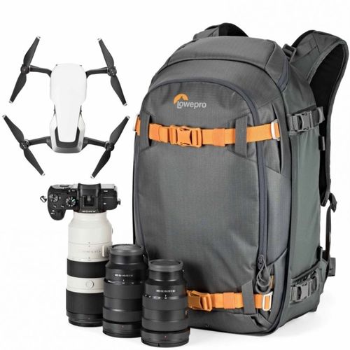 תיק גב אפור Lowepro Whistler BP 350 AW II