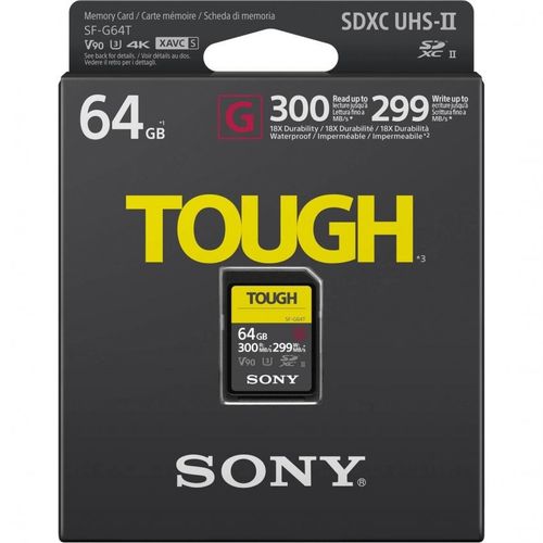 Sony 64GB SF-G Tough Series UHS-II SDXC