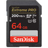 כרטיס זיכרון SanDisk 64GB Extreme PRO UHS-I SDXC 200MB
