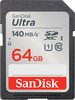 כרטיס זיכרון SanDisk 64GB Ultra UHS-I SDXC