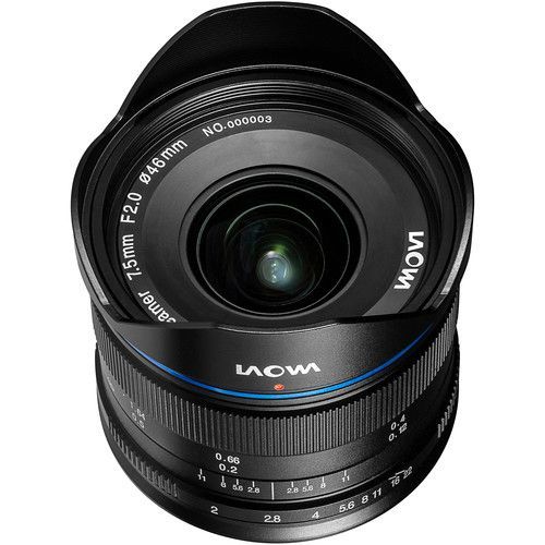 עדשת לאווה - Laowa 7.5mm f/2 Wide Angle MFT/M43 for Panasonic/Olympus