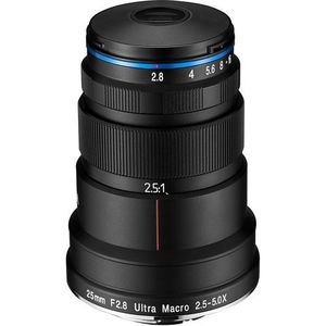עדשת לאווה - Venus Optics Laowa 25mm f/2.8 2.5-5X Ultra Macro Lens for Nikon F