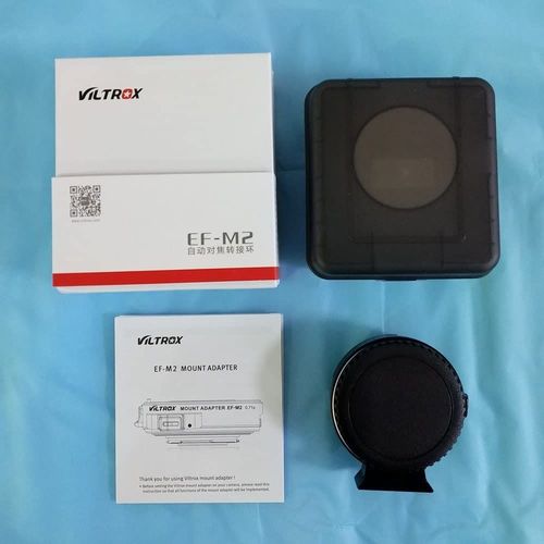 מתאם וילטרוקס - Viltrox EF-M2 II Canon EF Lens to Micro Four Thirds Camera Mount Adapter