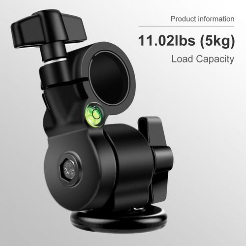 ראש זוויתי מתכוונן לחצובה - K&F Concept KF31.010 Rotatable Multi-Angle Center Column for Camera Tripod & Locking System