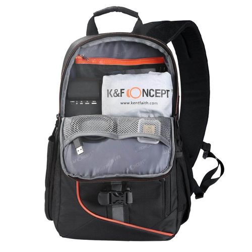 תיק סלינג לצילום - K&F Concept KF13.050 Travel Photography Sling Bag Backpack (black)