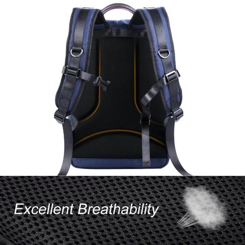 תיק גב לצילום לשימוש רב תכליתי - K&F Concept KF13.087 Travel Backpack for Outdoor Photography Waterproof (Deep blue)