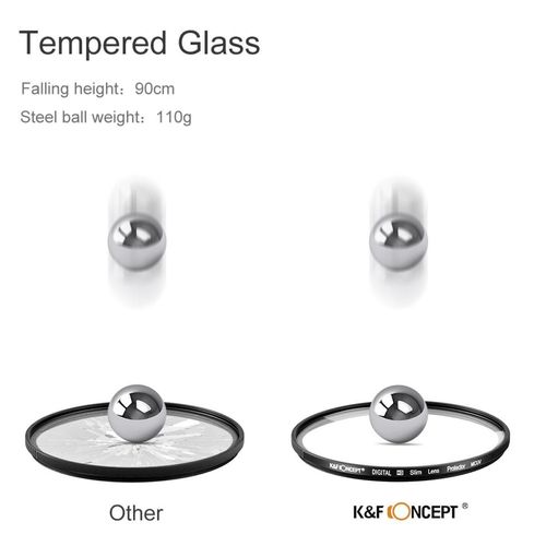 פילטר - K&F Concept Nano-X Super Hard MC UV Filter 72mm