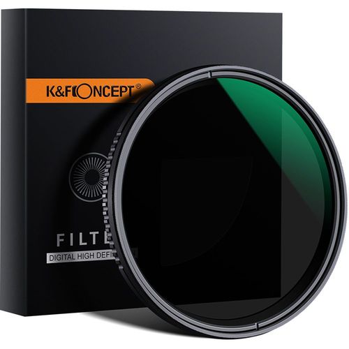פילטר - K&F Concept NDX ND8-ND2000 Variable Fader Filter 58mm