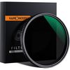פילטר - K&F Concept NDX ND8-ND2000 Variable Fader Filter 62mm
