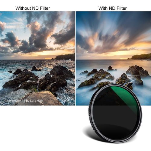 פילטר - K&F Concept NDX ND8-ND2000 Variable Fader Filter 72mm