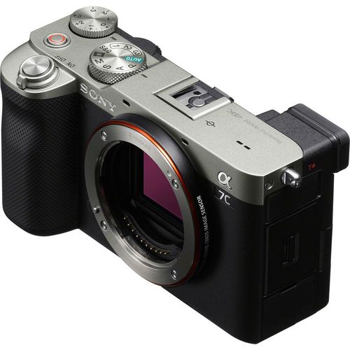 (Sony Alpha a7C Body (Silver - גוף בלבד