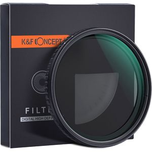 פילטר - K&F Concept Nano-X PRO ND2-ND32 Variable Fader Filter 62mm