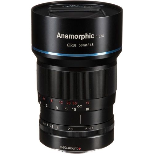 עדשה אנמורפית Sirui 50mm f/1.8 Anamorphic 1.33x (MFT Mount)