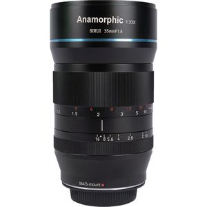 עדשה אנמורפית Sirui 35mm f/1.8 Anamorphic 1.33x (MFT Mount)
