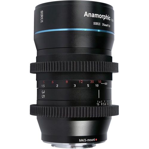 עדשה אנמורפית Sirui 35mm f/1.8 Anamorphic 1.33x (MFT Mount)