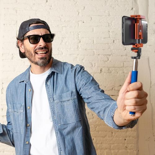 פלטת שחרור מהיר ומתאם לסמרטפון - K&F Concept Arca Swiss Quick Release Magic Plate ORANGE