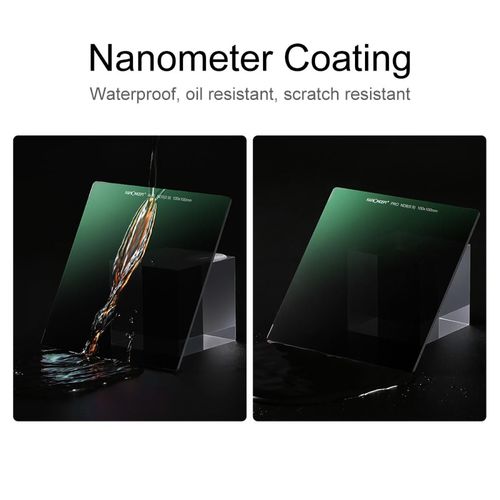 פילטר מרובע - K&F Concept ND8 100x100mm 3 Stop Neutral Density Square Filter