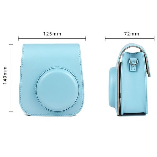 נרתיק נשיאה בצבע תכלת למצלמות פיתוח מיידי Instax Mini 11 / 12