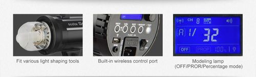 קיט 2 פלאשים סטודיו GODOX GS-400IIE