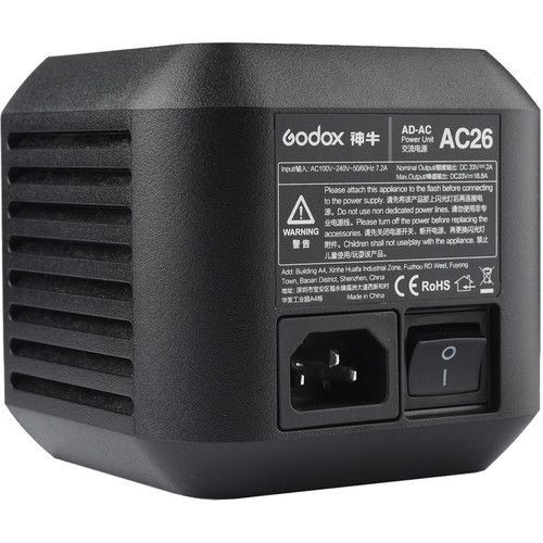 מתאם לחשמל Godox AC-26 Power Source Adapter for AD600 PRO
