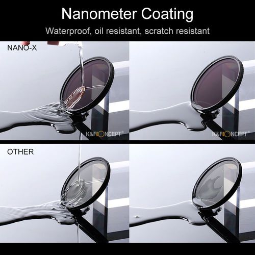 פילטר - K&F Concept Nano-X PRO ND2-ND32 Variable Fader Filter 40.5mm