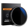 פילטר - K&F Concept 52mm Nano-X Variable Fader ND8+CPL