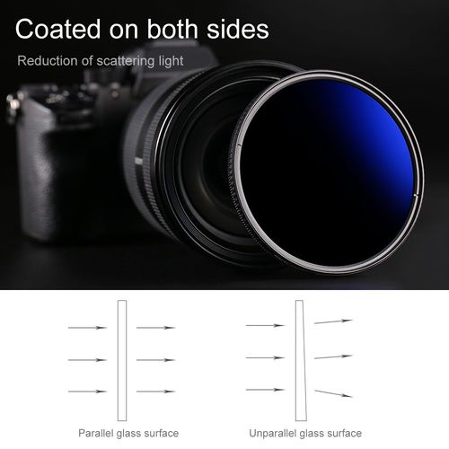 פילטר - K&F Concept 52mm Nano-X Variable Fader ND8+CPL