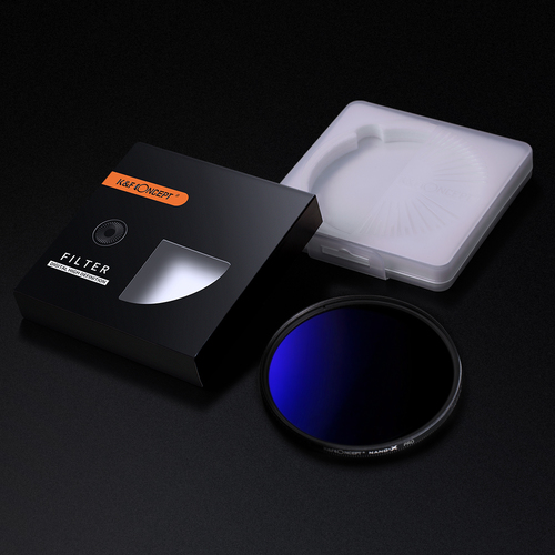 פילטר - K&F Concept 77mm Nano-X Variable Fader ND8+CPL