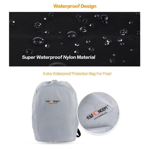 תיק גב לצילום - K&F Concept Multifunctional Large DSLR Camera Backpack for Outdoor Travel Photography KF13.025