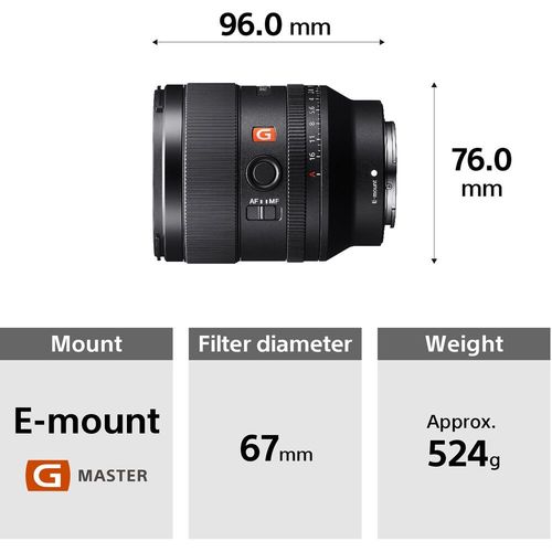 עדשה Sony FE 35mm f/1.4 GM
