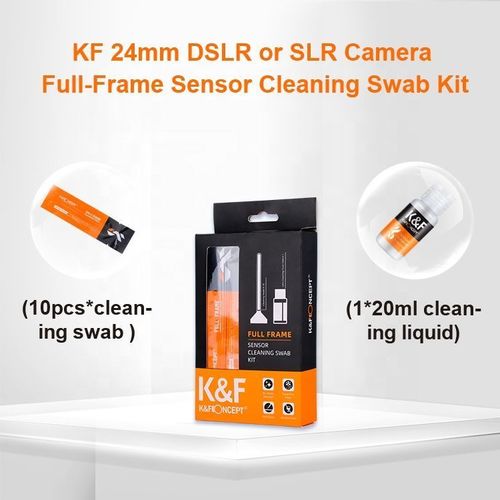 ערכת ניקוי לחיישן מצלמה K&F Concept 24mm Swab Full Frame Sensor Cleaning Kit