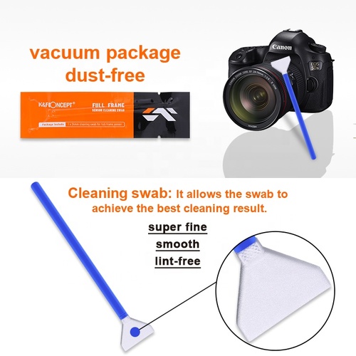 ערכת ניקוי לחיישן מצלמה K&F Concept 24mm Swab Full Frame Sensor Cleaning Kit