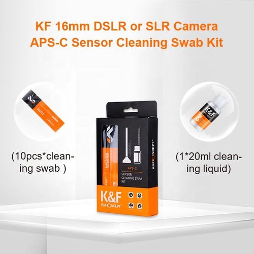 ערכת ניקוי לחיישן מצלמה K&F Concept 16mm Swab APS-C Sensor Cleaning Kit