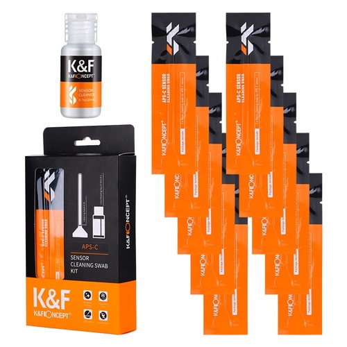 ערכת ניקוי לחיישן מצלמה K&F Concept 16mm Swab APS-C Sensor Cleaning Kit