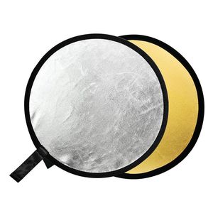 רפלקטור דו צדדי 80 ס"מ Ultrablitz Reflector golden/silver