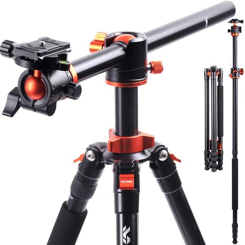 חצובת אלומיניום - K&F Concept KF09.086 Tripod Kit With Ball Head SA254T1