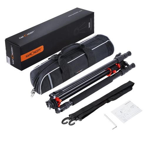 חצובת אלומיניום - K&F Concept KF09.086 Tripod Kit With Ball Head SA254T1